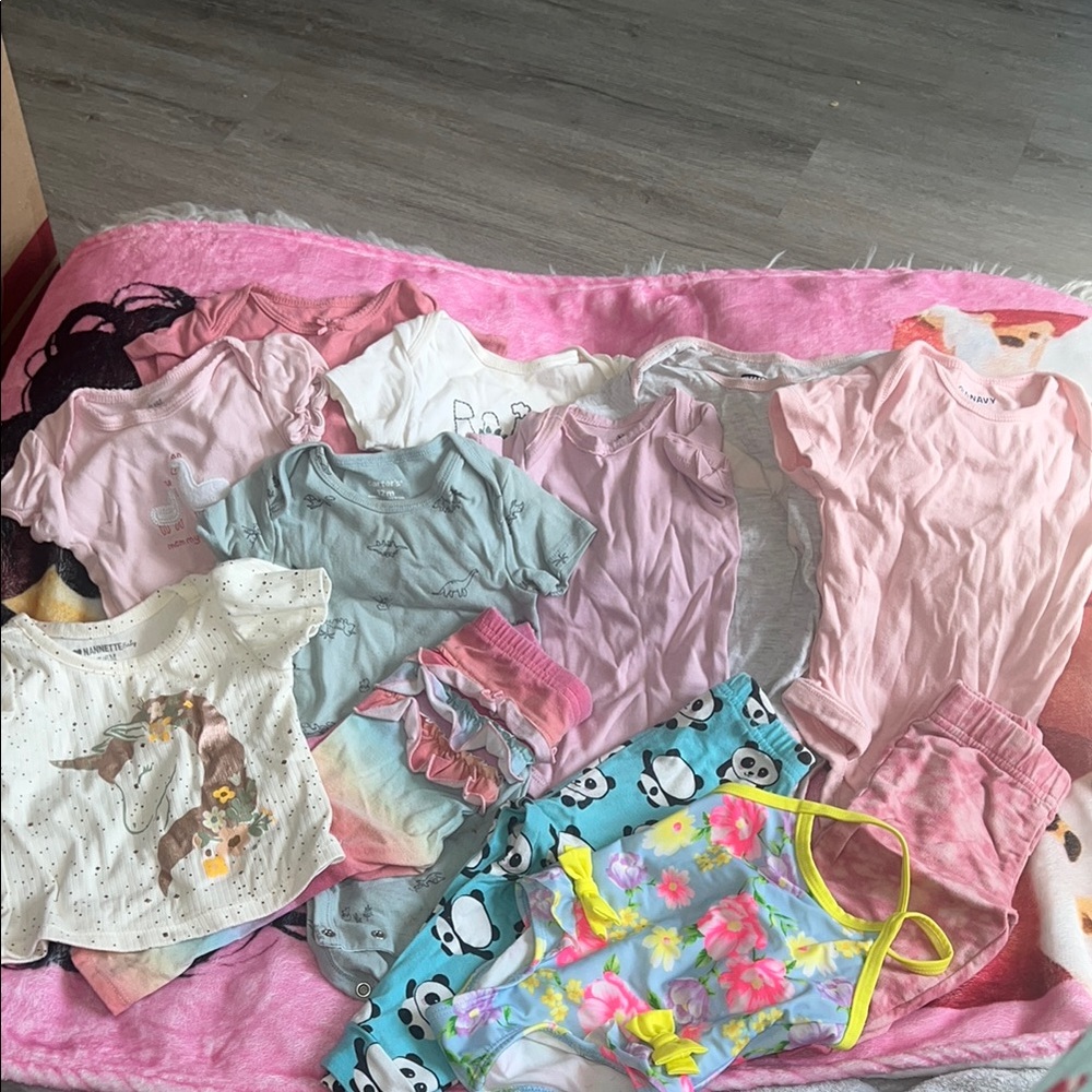 H&M Kids Shirts & Tops - Pink, Gray, White, Blue